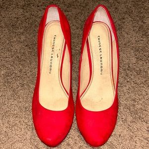 Cherry Red Heels.